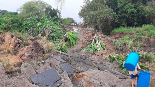 Amazonas: falla geológica deja incomunicados a pobladores de más de 40 caseríos [FOTOS]