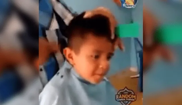 Facebook: niño pide que lo dejen 'pelón', le cumplen su deseo y reacciona así [VIDEO]