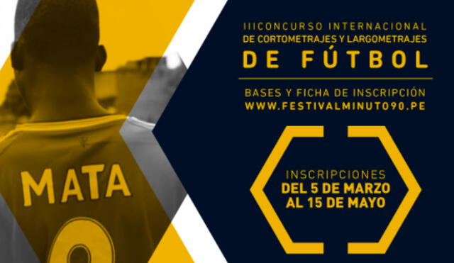 Festival peruano Minuto 90 anuncia tercer concurso internacional de cine de fútbol