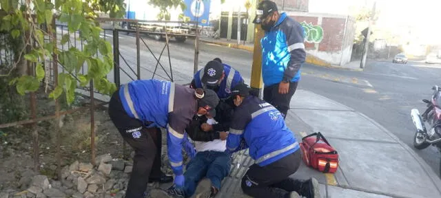 ayudados. Tras la alerta personal del Serenazgo acude donde la víctima que ha sido dopada por desconocidos.