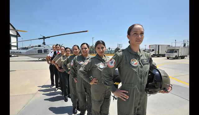 Conoce a las ocho mujeres que dominan la Aviación Policial en el país | VIDEO