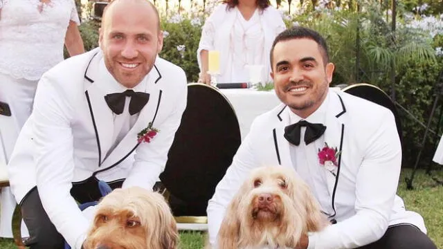 Yirko Sivirich se casó con su novio en ceremonia íntima. Foto: Instagram
