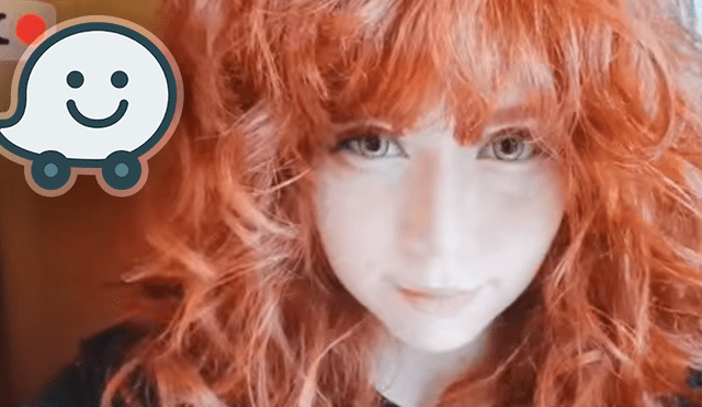 Facebook viral: chica pelirroja sorprende con su perfecta imitación a la voz del asistente de 'Waze' [VIDEO]