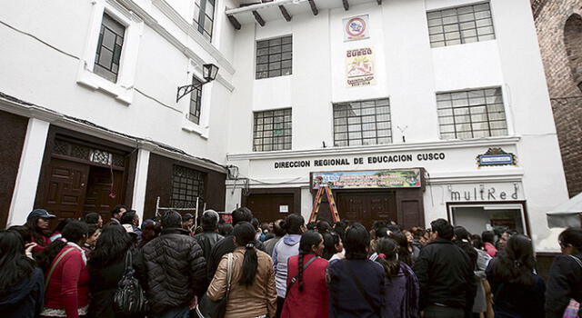 PAGOS BAJO SOSPECHA. Funcionarios de Educación esclarecerán este lunes irregularidades en pago de la deuda social en Cusco.