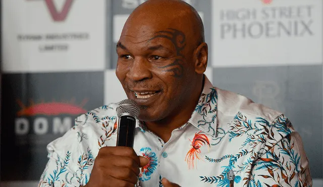Mike Tyson, leyenda del boxeo. | Foto: AFP