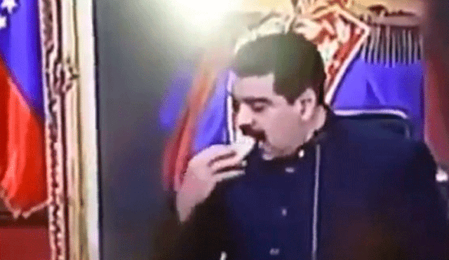 YouTube: Nicolás Maduro come en televisión en vivo y lo critican por la desnutrición en Venezuela [VIDEO]