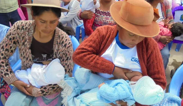 Huancayo: Promueven lactancia materna con concurso del "bebé mamoncito"