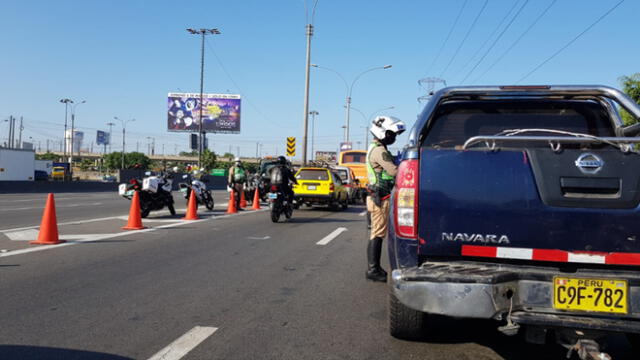 Coronel Araujo reveló que solo en la mañana del sábado 19 de marzo se colocaron 239 papeletas. (Foto: GLR - URPI)