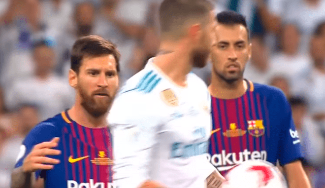 YouTube: Sergio Ramos provocó a Messi y este le respondió con un insulto [VIDEO]