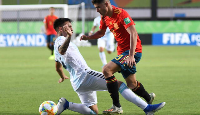 Argentinos y españoles no se hicieron daño en su debut mundialista y empataron 0-0. Foto:EFE.