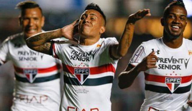 Christian Cueva brilla con gol y majestuosa asistencia en el Sao Paulo | VIDEO