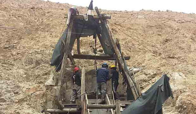 Por lluvias, rescate de mineros se complica en Acarí