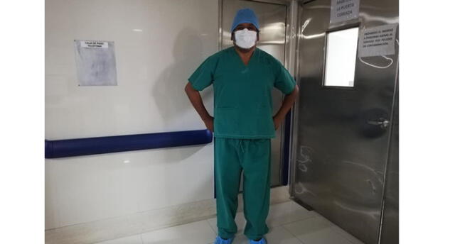 Médico de Cusco está internado en la Unidad de Cuidados Intensivos del hospital de Cusco.