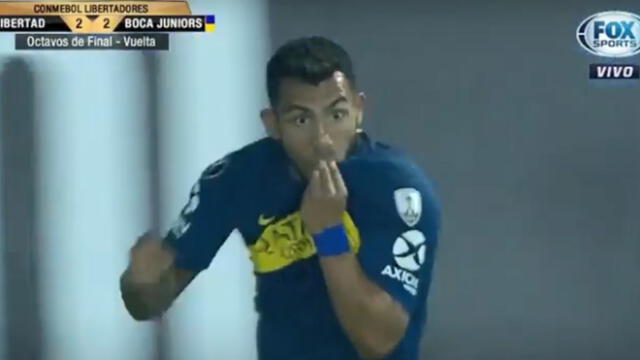 Boca Juniors vs Libertad: Carlos Tévez anotó el tercer gol tras gran asistencia  [VIDEO] 