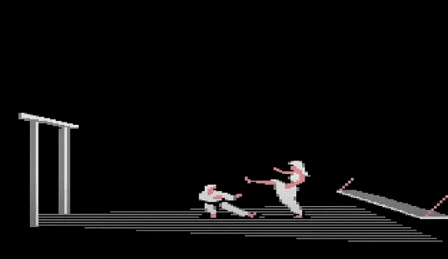 Desliza para ver los finales de Karateka, uno de los videojuegos más populares de la NES. Foto: Captura.