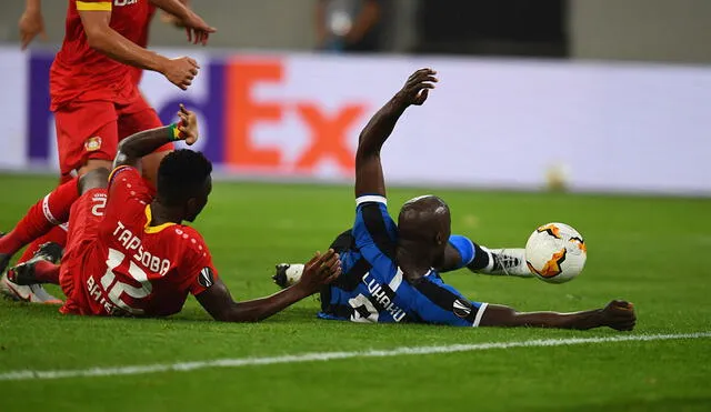 Romelu Lukaku puso el segundo para el Inter cuando se encontraba en el piso. Foto: @inter_es