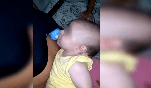 Video es viral en Facebook. Padre de familia se había quedado a cargo de sus hijos y buscó una salida desesperada al ver que su bebé no quería comer