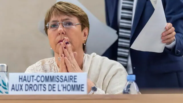 Michellet Bachelet, Alta Comisionada la ONU. Foto: EFE.