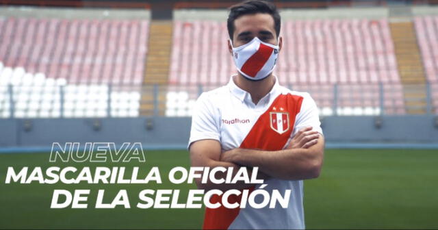 Nueva mascarilla de la selección peruana. Foto: FPF