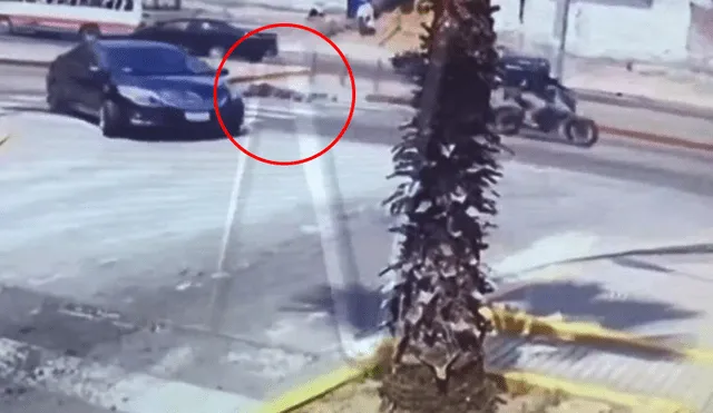 Peatón dispara a ladrón que fugaba en motocicleta luego de robar 10 mil soles | VIDEO