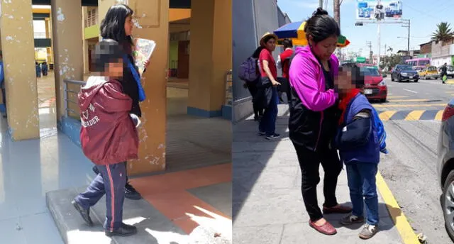 Arequipa: Escolares se accidentan y madres acusan a colegios de negligencia [FOTOS y VIDEOS]