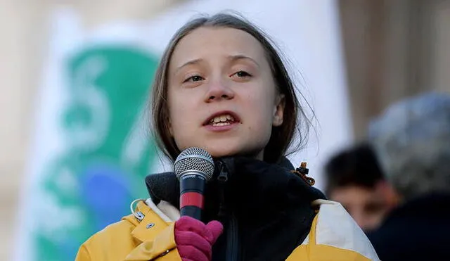 Greta Thunberg no ha vuelto a pronunciarse públicamente tras la expansión mundial del coronavirus. Foto: AFP.