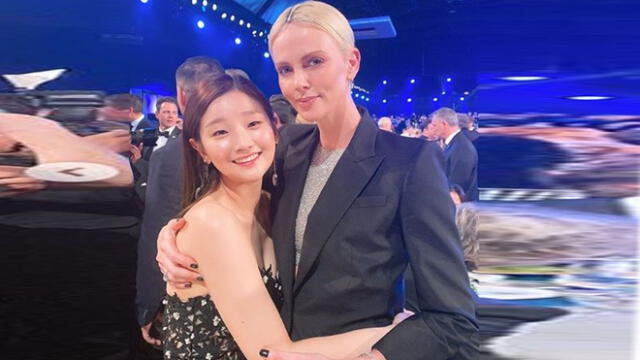 Instagram: Park So Dam de Parasite x Charlize Theron