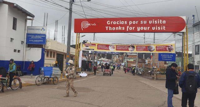 Incidente ocurrió en la frontera Perú - Bolivia, en Desaguadero, la mañana del lunes