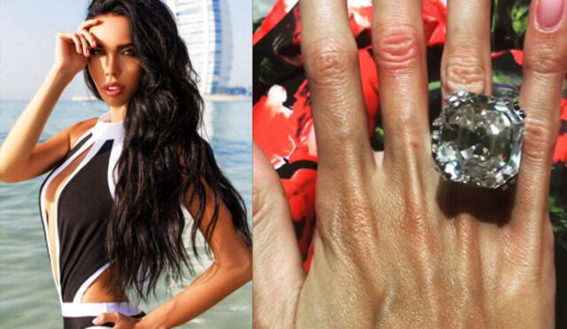 Instagram: su esposo le regalo anillo de 7 millones de euros, se quejó porque ‘era insuficiente’ [FOTOS]