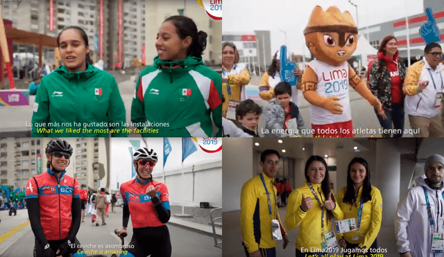 Juegos Panamericanos: deportistas de distintas delegaciones dan apreciaciones sobre lo vivido en Lima 2019.