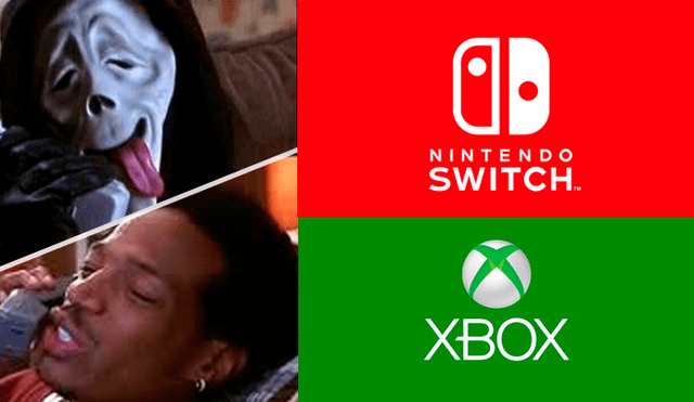 Nintendo y Xbox recrearon icónica escena de 'Scary Movie'.
