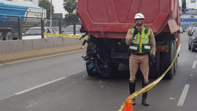 José Carlos Verano Paino perdió la vida en el acto tras el choque. (Foto: Christian Moreno / La República)