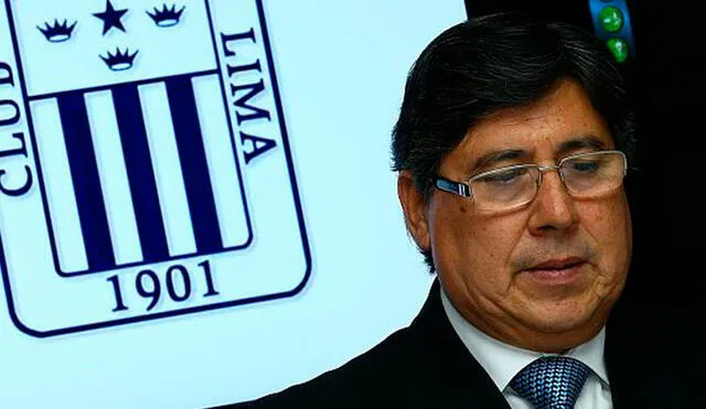 Guillermo Alarcón fue presidente de Alianza Lima. Foto: Difusión