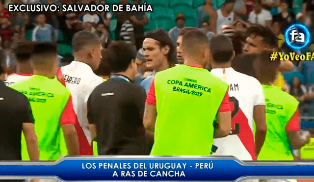 Edinson Cavani felicitó a la selección peruana tras quedar fuera de la Copa América 2019.