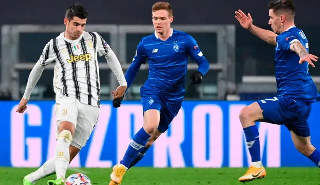 Juventus vence al Dinamo Kiev por la fecha 5 de la fase de grupos de Champions League. Foto: AFP.