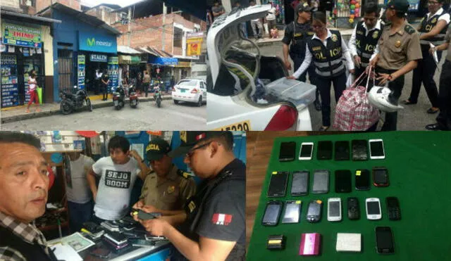 Incautan celulares robados en la región de Junín
