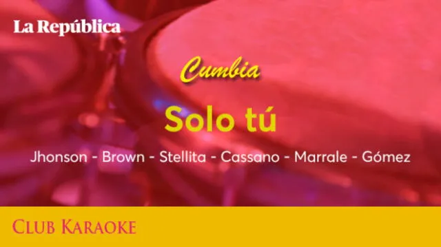 Solo tú, canción de Jhonson - Brown - Stellita - Cassano - Marrale – Gómez