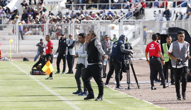 El entrenador de Alianza Lima Pablo Bengoechea habló fuerte sobre el arbitraje.