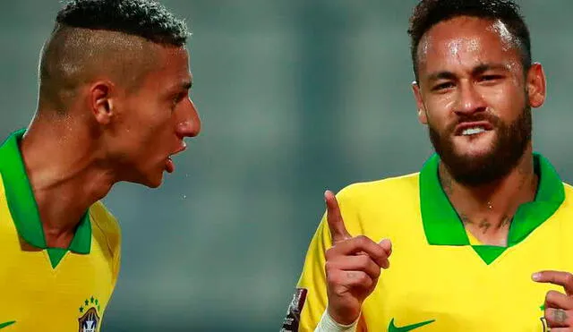 Neymar y Richarlison: Foto: Movistar eSports.