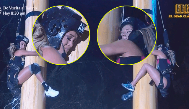 Angie Arizaga y Alejandra Baigorria entran en pánico al estar a 25 metros de altura