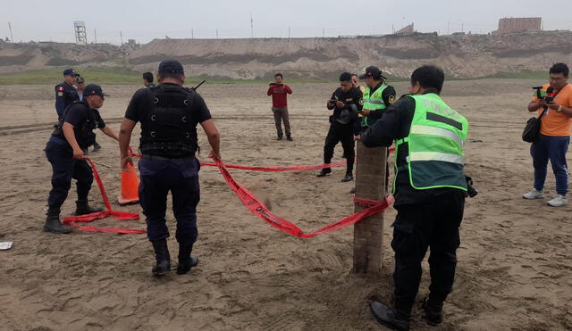 Resto del cuerpo humano fue encontrado y alertó a los ciudadanos. Foto: URPI-LR