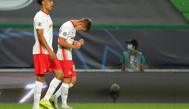 Gol Olmo en el Atlético Madrid vs. Leipzig por la Champions League. Foto: AFP