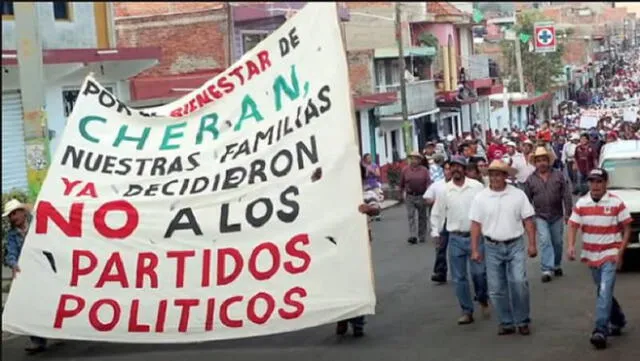 Michoacán: Pobladores indígenas eligen autoridades sin participación de partidos políticos