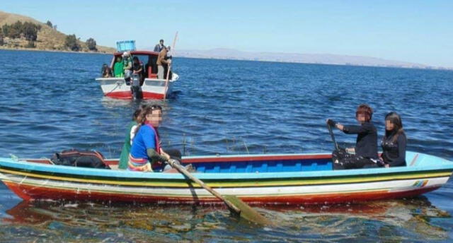 Denuncian que bolivianos y turistas ingresan a Perú por el lago Titicaca.