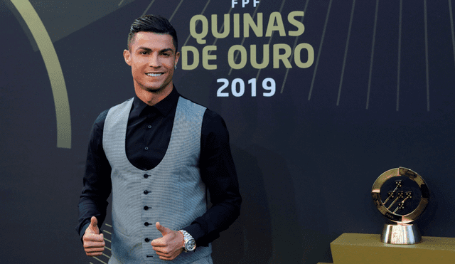 Cristiano Ronaldo fue elegido como el mejor jugador de Portugal en el año. | Foto: EFE