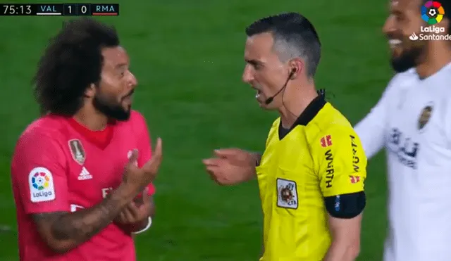 Marcelo simuló una falta, le sacaron la amarilla y sus rivales se burlaron de él [VIDEO]
