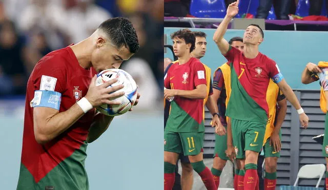 En Alemania 2006, Sudáfrica 2010, Brasil 2014, Rusia 2018 y ahora Qatar 2022. Cristiano Ronaldo ha anotado en cinco mundiales consecutivos. Foto: composición LR/EFE