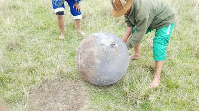 Puno: Hallan objeto extraño que cayó del cielo en comunidad de Azángaro