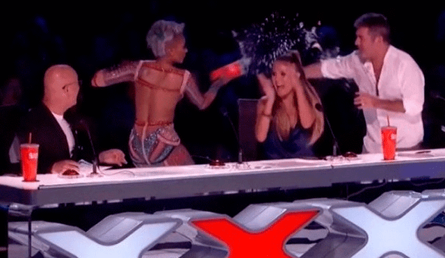 Ex Spice Girl estalló contra Simon Cowell en ‘America’s Got Talent’ [VIDEO] 