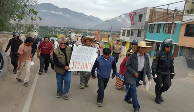 Comuneros piden ser reubicados en Moquegua  